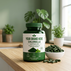 Cápsulas de Chlorella de su Marca, 120 Unidades, Suplemento Dietético Natural Puro, Apoyo Inmunológico, Desintoxicación, Salud Digestiva - Product Image 2