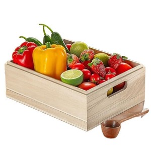 Caja de Almacenamiento de Huevos de Madera, Doble Capa, Madera Maciza con Asa, Exhibidor de Huevos para Mesa - Product Image 5