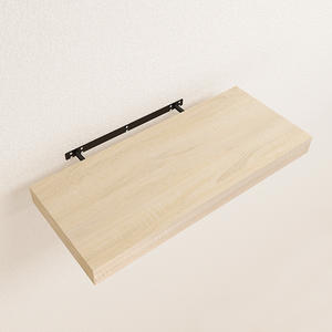 أرفف خشبية عائمة مثبتة على الحائط لحلول تخزين الحائط ، لوح رف MDF عائم لمنظم رف الحائط - Product Image 2