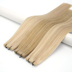 <span class=keywords><strong>Extensiones</strong></span> de Cabello Humano 100% Lanmuse Double Drawn Genius Weft, <span class=keywords><strong>Extensiones</strong></span> de Cabello Europeo de Belleza, Trama Invisible, Venta al Por Mayor - Product Image 2