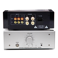 Amplificateur de puissance HiFi haut de gamme AM81, tube scellé à l'or, haute puissance, classe A, classe A et B, Bluetooth, fibre optique, décodage coaxial