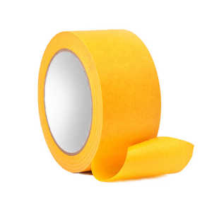 3/4inch Painter Tape Yellow No Residue Crepe <strong>Paper</strong> Masking Tape Uv Resistance Automatic Painters Tape for Striped <strong>Wall</strong>