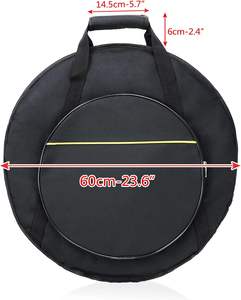 Free sample Cymbal <b>Bag</b> with 6mm Padded <b>Dividers</b> Drum Cymbal Gig <b>Bag</b> with Carry Handles Backpack Straps Double Layer Protection - Product Image 1