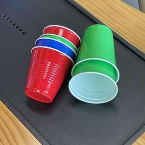 Vasos de Cerveza Desechables de Plástico PP de Doble Pared, Ecológicos, Libres de BPA, de 12 Onzas, Color Personalizado, en Oferta - Product Image 4