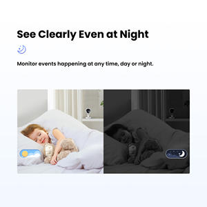 Caméra IP Intelligente Intérieure Tuya WiFi <span class=keywords><strong>avec</strong></span> Vision Nocturne et Audio Bidirectionnel pour Surveillance Bébé - Product Image 3