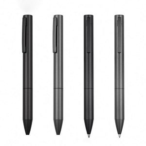 High Quality Custom Logo Black Matte Gray Metal Ballpoint <b>Pen</b> 1.0 mm Writing Width Novelty Business Use Ball <b>Pen</b> for Promotional - Product Image 6