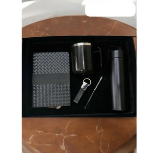 Nouveaux hommes d'affaires cadeau Logo personnalisé Pu Notebook métal stylo USB D coffrets cadeaux pour hommes disponibles à un prix abordable - Product Image 2