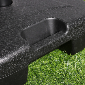 Nuevo producto negro al aire libre plástico <span class=keywords><strong>HDPE</strong></span> cuadrado 45*45cm jardín Patio sol playa sombrilla Bases - Product Image 5