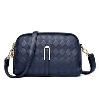 Nouveau sac à bandoulière en cuir PU pour femmes, tendance, à rayures, fermeture éclair, doublure en polyester, hiver, automne, marque célèbre, sac à main de luxe