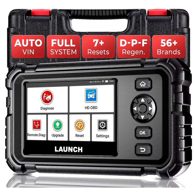 LAUNCH 2025 New CRP129 HD Elite 24V Heavy Duty Truck Diagnostic Scan Tool Commercial Vehicle HD OBD2 Scanner