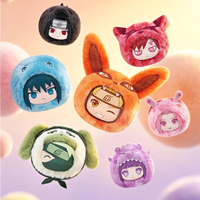 Authentique Eaki Narutoo – Sac à écouteurs en peluche, boîte mystère (6 pièces/ensemble), mini pochette de rangement, porte-clés, pendentif, cadeau