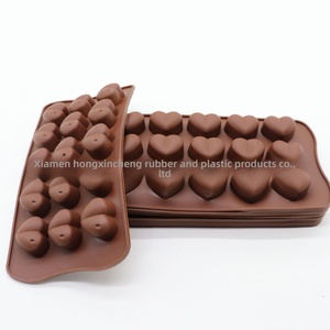 Molde DIY para Gelatina, Repostería, Dulces Blandos, Caramelos en Polvo, Pudín, Chocolate en Forma de Corazón, Seguro para Alimentos, Hecho en Casa - Product Image 1