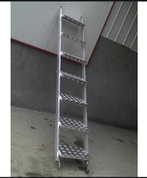 Échelle d'échafaudage en aluminium / échelle d'échafaudage Ringlock - Échelles industrielles modernes à haute résistance pour la construction extérieure