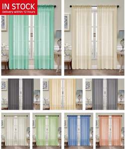 Venta al por mayor cortina de ventana transparente sólida 1 pieza para sala de estar para producto de <span class=keywords><strong>Amazon</strong></span> - Product Image 2