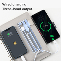 Smart AI Drawing Notebook Digitales Codes chloss Leder Ringo rdner Lose blatt Organizer mit Powerbank-Ladegerät und USB-Disk