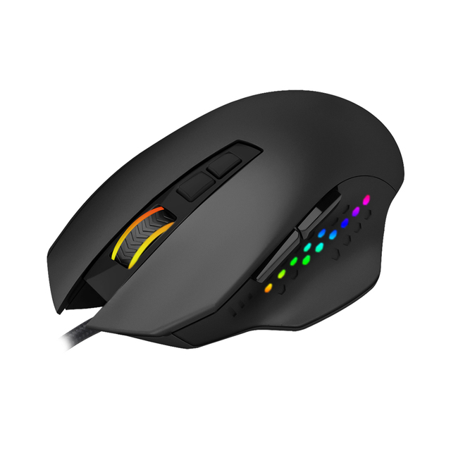 Factory Price Programmable 8 Buttons USB Wired 12400DPI RGB Light Gaming Mouse for PC Computer Gamer