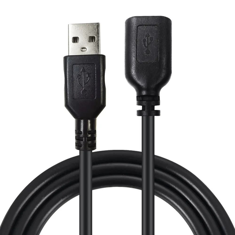 Sotesin High Speed Black USB Printer Cable 2.0 USB Extension A Male to A Female M F Extender Cord Data Cable wire