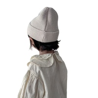 Gorro de punto de invierno con logotipo personalizado al por mayor, gorro cálido, suave y cómodo para niños y niñas