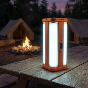 Lanterna <span class=keywords><strong>Solare</strong></span> da Campeggio Ricaricabile con Gancio Telescopico, Luce d'Emergenza Portatile per Tenda - Product Image 4