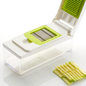 Nuevo Cortador de Verduras Multifuncional de Acero Inoxidable 2024, Mandolina <span class=keywords><strong>Manual</strong></span> para Cocina, Cortador de Frutas, Picador de Cebolla, Rebanador de Vegetales - Product Image 3