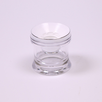 Tube nettoyant pour hommes tuyau de sérigraphie offset avec couvercle en métal acrylique tube blanc pour cosmétiques tubes en plastique paquets