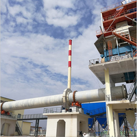 Nouvelle ligne de production de fer éponge pour four rotatif DRI Honeke |   Horizontal |   45x2.5x2.5m |   200-300TPD |   Chaudière au charbon/gaz |   55000W |   Boîte de vitesses