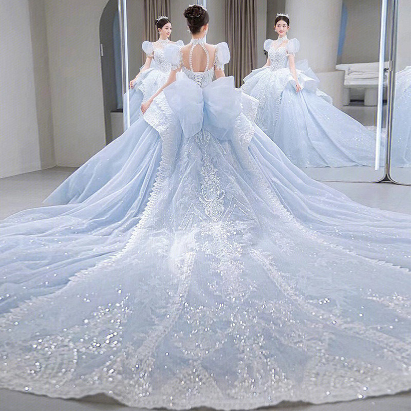 Shop Our 2023 French Style Vintage Tulle Luxury Bridal Gowns
