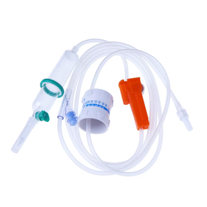 एकल उपयोग iv सेट बाँझ जलसेक पंप सेट वाई सुई मुक्त कनेक्टर/इंजेक्शन पोर्ट ल्यूलर लॉक iv जलसेक द्रव ड्रिप सेट - Product Image 6