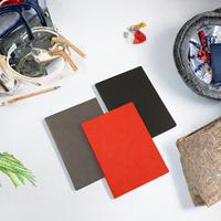 Porte-documents en similicuir PU lisse rouge A4 de marque de design en gros, porte-certificats/diplômes avec logo personnalisé, modèle PT25045