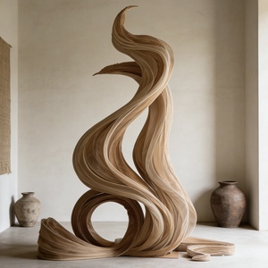 Sculpture géante en organza fluide, installation artistique faite à la main <span class=keywords><strong>pour</strong></span> toile de fond de mariage, décoration de fenêtre, événement de luxe, cérémonie - Product Image 1