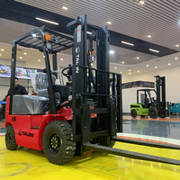 Chariot élévateur diesel de 1,5 tonne TAIJIN CPCD15 |   Chariot élévateur de chantier de 1500 kg de capacité pour la manutention de matériaux en bûcherie, certifié CE, prix compétitif