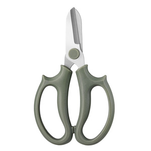 Tijeras de podar de acero inoxidable de 45 mm, color gris, para jardinería y floristerías - Product Image 3