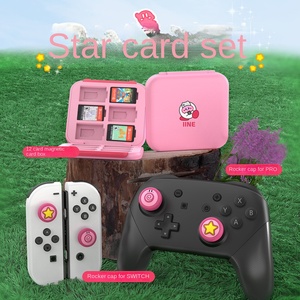 Nuevo Nin Tendo switch OLED Star CAPPY theme series Accesorios de juego switch pro Controller thumb stick Cap NS funda de tarjeta magnética - Product Image 2