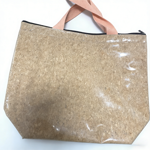 2026 New Custom Printed Waterproof Insulated Casual TPU Cork <b>Bag</b> Heavy Duty Reusable <b>Tote</b> Zipper Closure for Daily <b>Lunch</b> Use - Product Image 5