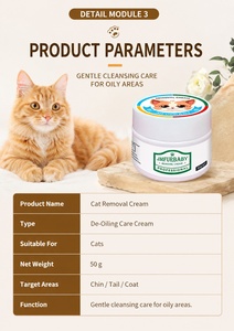 Limpiador Quita Grasa para Mascotas, Solución de Aseo para Gatos con <span class=keywords><strong>Barbilla</strong></span> Negra y Cola Grasa, Limpieza Profunda - Product Image 6