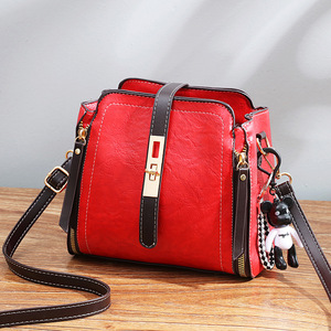 Bolso de Mujer de Cuero PU, Bolsos Cruzados de Mensajero, Bolsos de Hombro Vintage - Product Image 2