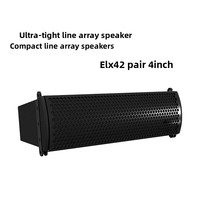 Mini haut-parleur à 2 voies en bois de 4 pouces pour système de sonorisation intérieur/extérieur/scène Type passif