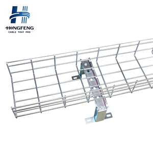 NEMA Grade Wire <b>Mesh</b> Tray with Zinc-Nickel Coating for Extreme Corrosion - Product Image 1
