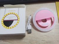 Prix d'usine – Mini anneau lumineux LED portable rechargeable pour selfie, lumière d'appoint de beauté mobile pour la photographie, compatible avec les téléphones portables