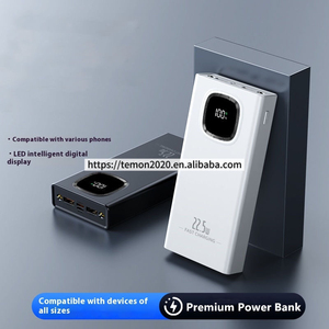 Hot Selling 22.5w Power Bank 20000mah USB-C PD 20W Carregamento Rápido Bateria Externa Com Display Digital Led Light para Viagens - Product Image 4