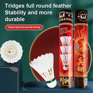 Nouvelle arrivée durable original <span class=keywords><strong>plume</strong></span> de canard professionnel bon <span class=keywords><strong>volant</strong></span> <span class=keywords><strong>badminton</strong></span> <span class=keywords><strong>volant</strong></span> pour jouer à des jeux d'entraînement jouet divertir - Product Image 5