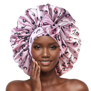 Hijab rond imprimé pour femmes réception de beauté pour <span class=keywords><strong>bonnet</strong></span> de nuit sangle décontractée pour <span class=keywords><strong>Amazon</strong></span> populaire transfrontalier Durag <span class=keywords><strong>Bonnet</strong></span> - Product Image 1