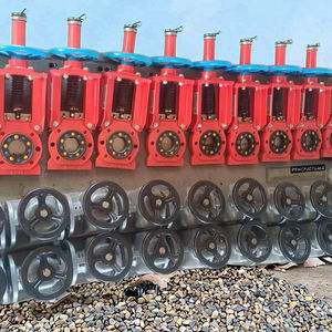 FTZ Edelstahl messer Gate Wafer Lug Flansch Schleusen ventil DN50 ~ 500mm 0 ~ 70 Patentiert für Mineral abscheider - Product Image 1