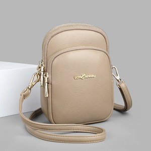 กระเป๋าถือสะพายข้างใบเล็กหนังแท้สำหรับใส่เครื่องสำอาง ความจุเยอะ เหมาะสำหรับใช้ในชีวิตประจำวัน  กระเป๋าสะพายไหล่ผู้หญิง - Product Image 3