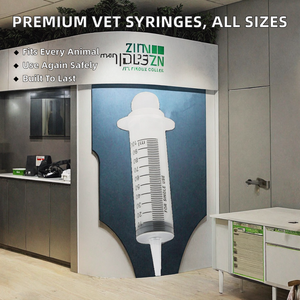 Seringues vétérinaires réutilisables en acier inoxydable de qualité supérieure, finition miroir, disponibles en toutes tailles, garantie de 2 ans, personnalisées ARISTON - Product Image 2