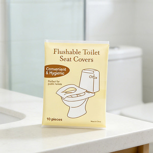 Fundas Desechables para Asientos de Inodoro, No Tejidas, Estilo Occidental, <span class=keywords><strong>Precio</strong></span> Directo de Fábrica Baijieya para Hoteles, con Funda para Asiento de Inodoro <span class=keywords><strong>Roca</strong></span> - Product Image 2