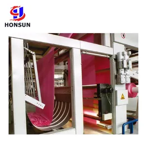 Otomatik örgü kumaş üretim tesisi tekstil stenter makinesi