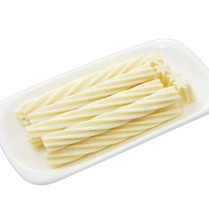 Venta de fábrica, bocadillos dentales para perros ampliamente utilizados, comida económica, sabor a leche barata personalizada, palillo Dental en espiral, golosinas para masticar mascotas para perros - Product Image 3