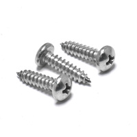 Vis autotaraudeuses en acier inoxydable et acier au carbone galvanisé, zinguées, en gros, M2.3, M2.5, M2.6, M3, M3.5, M4, M5