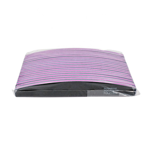 Planche d'émeri personnalisée de haute qualité, lime à ongles droite zèbre OEM, sérigraphie Logo Promotion équilibre Double impression accepter <span class=keywords><strong>YFN</strong></span> - Product Image 6